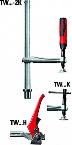 Зажимный элемент с фиксированной глубиной захвата  TW28 300/140 (рычажная рукоятка)