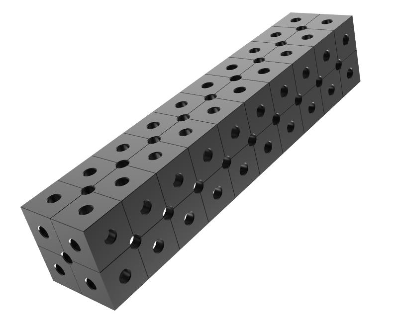 Блок U-образный 800x100x100 - плазменное азотирование