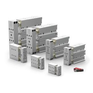 Internally powered, block thruster slides for short strokes - robohand dlt-b серии